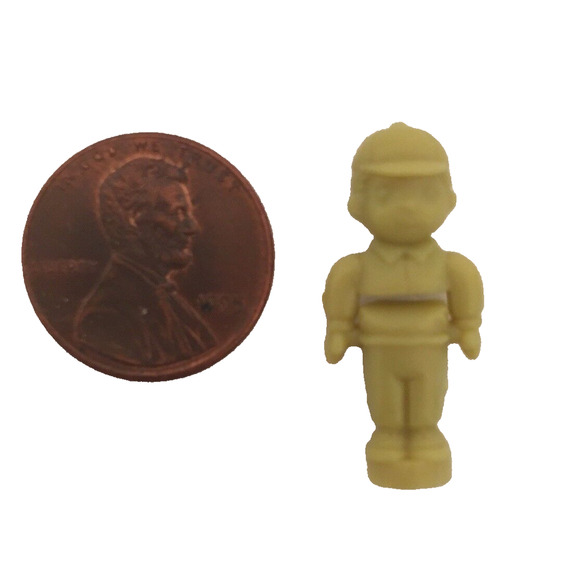 Galoob My Pretty Dollhouse Doll Prototype Boy Cap Unpainted Figurine 1" - Picture 2 of 5